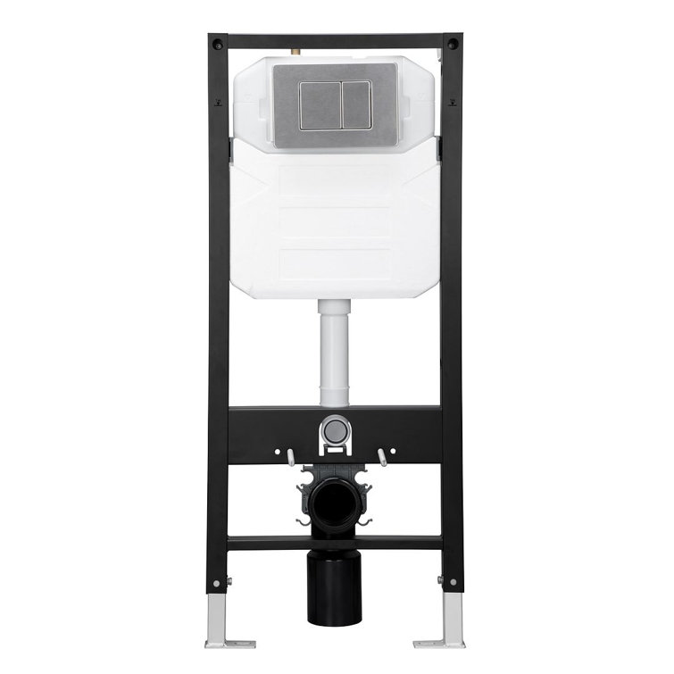 Belfry Bathroom Grinstead InWall Toilet Tank Carrier System 0.8/1.6